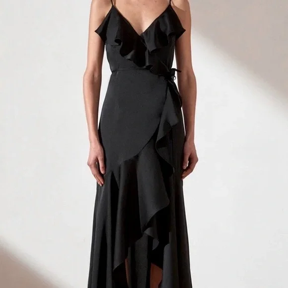 Shona Joy | Dresses | Shona Joy Wrap Frill Dress | Poshmark
